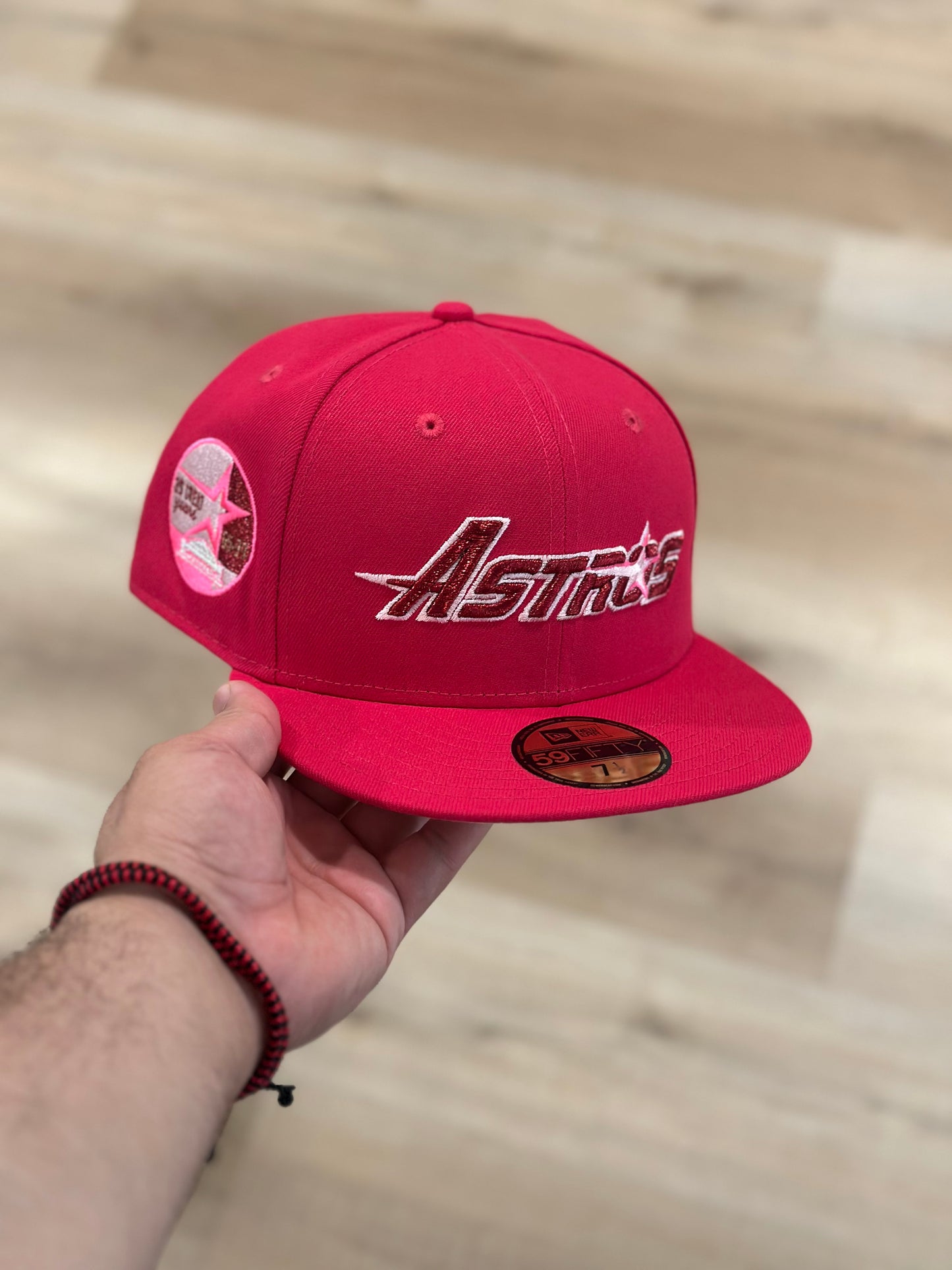 Astros Red/Pink Fitted Hat