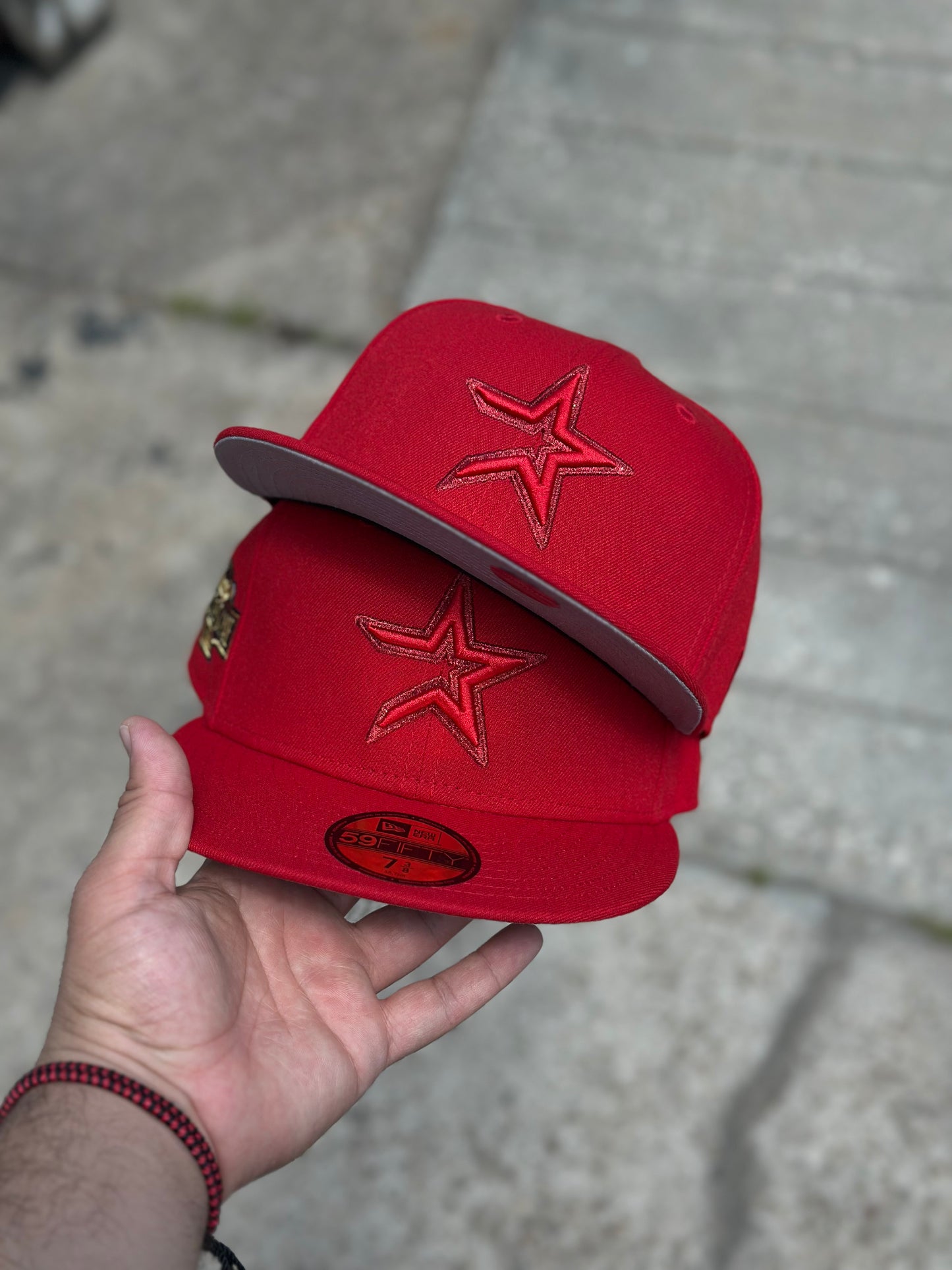 Astros Ruby Gold Fitted Hat