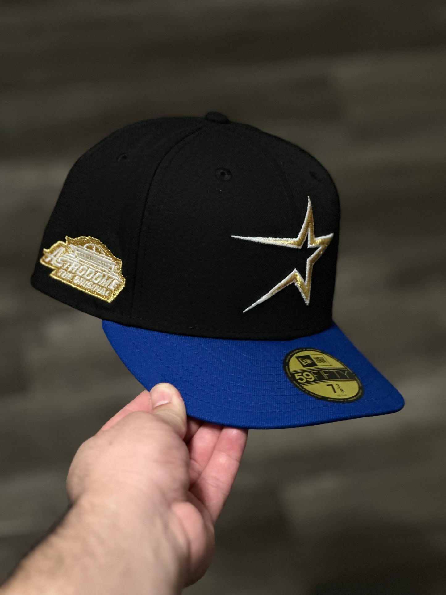 Astros Black/Blue Fitted Hat