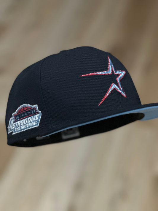 Astros Blue Astrodome Fitted