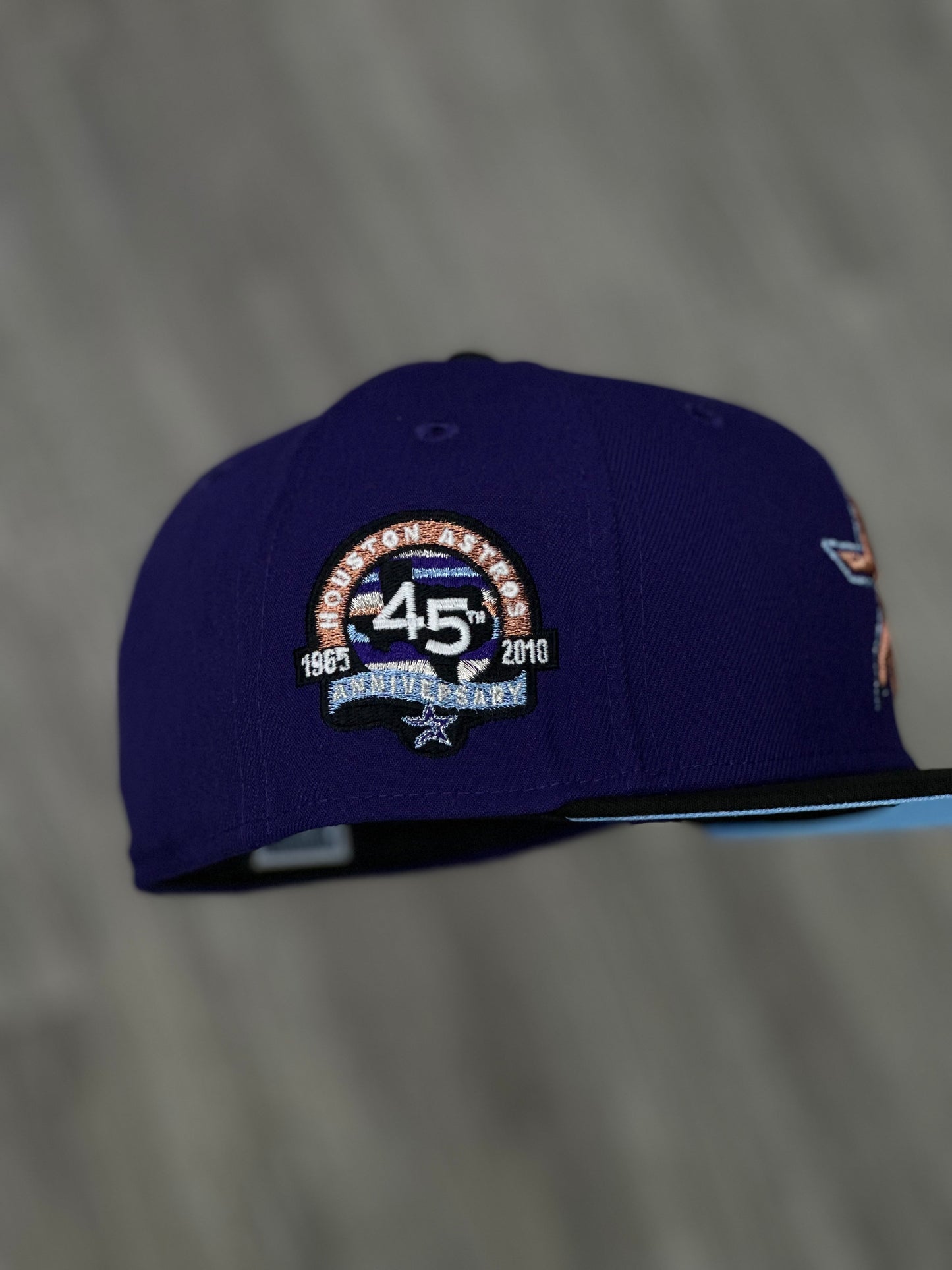 Astros Purple/Black Fitted Hat