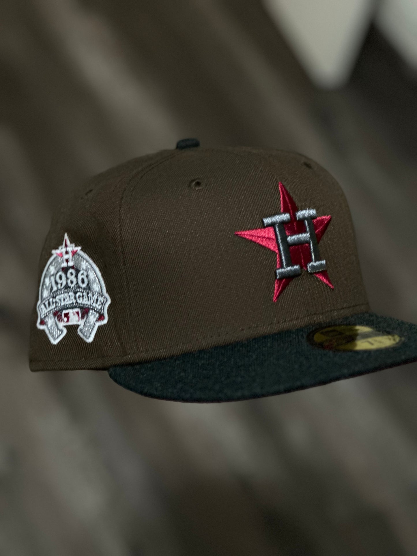 Astros Brown/Black Fitted Hat