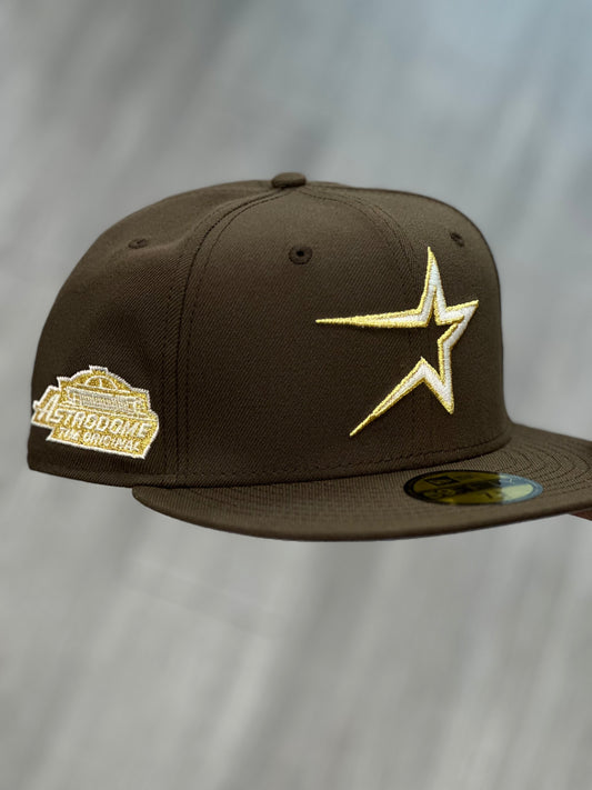 Astros Brown Fitted
