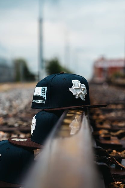 Astros Navy/Burnt Wood Fitted Hat